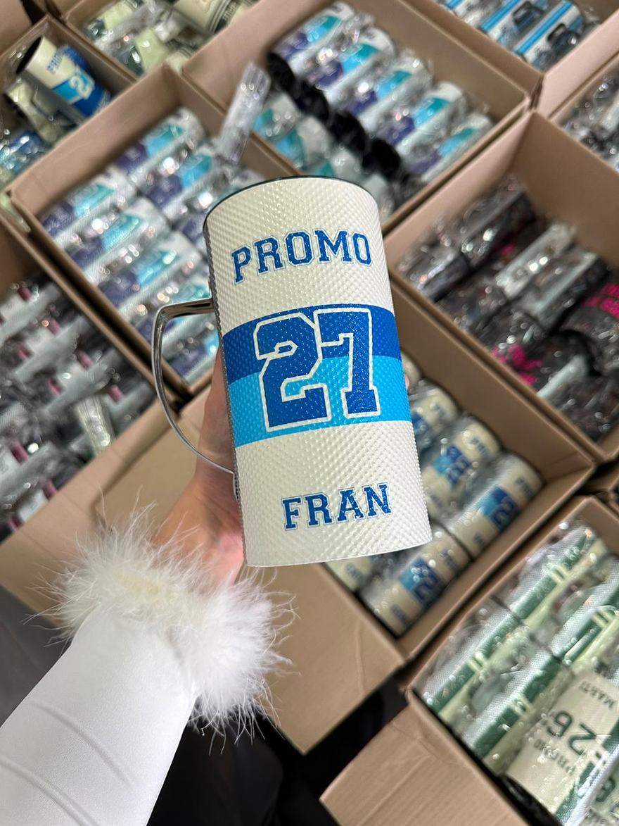 Vaso guira Promo 27 personalizado, listo para despachar